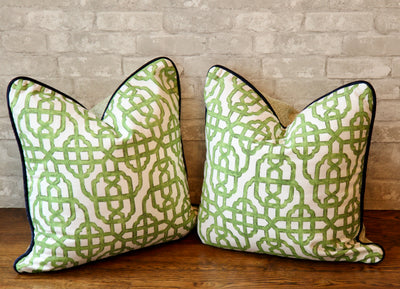 IMPERIAL JADE PILLOW COVER //READY TO SHIP// - Pillow Talk Design | Pretty Home Accessories